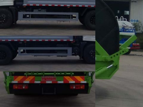 前四后六自卸车EZW5160ZYSDFL型压缩式垃圾车